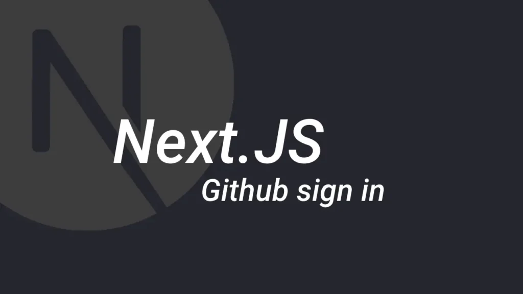 Next-Auth github login